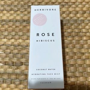 Herbivore Rose Hibiscus Coconut Water Hydrating Face Mist New 4oz